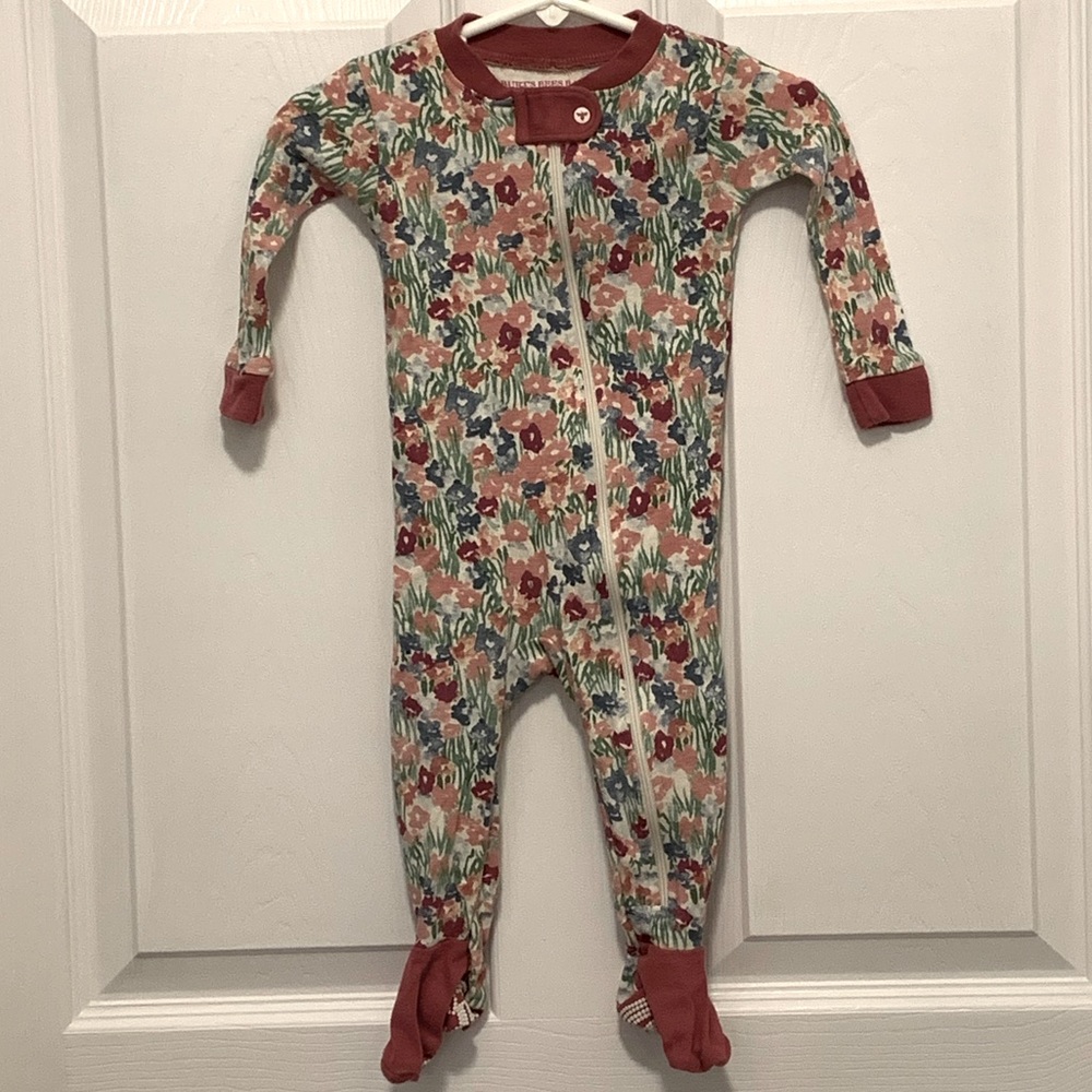 Burt’s Bees Baby floral sleeper
